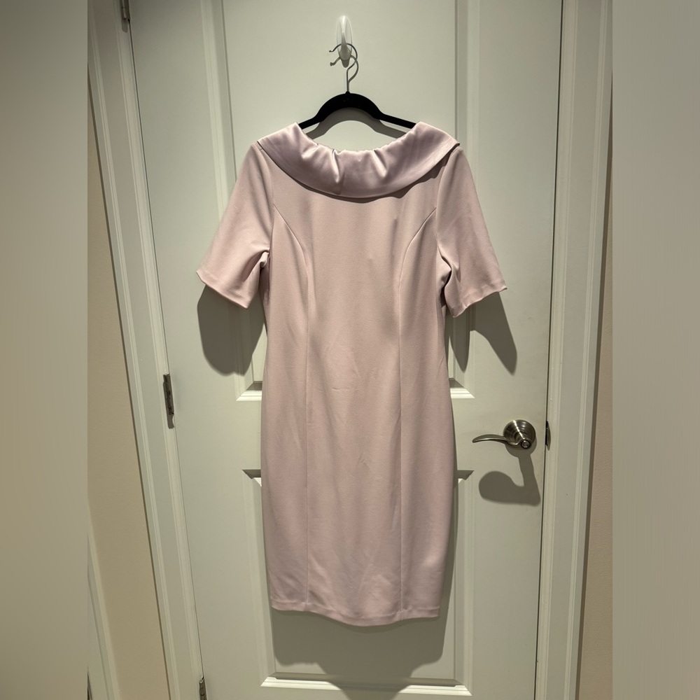ES Satin Vback Sheath dress
